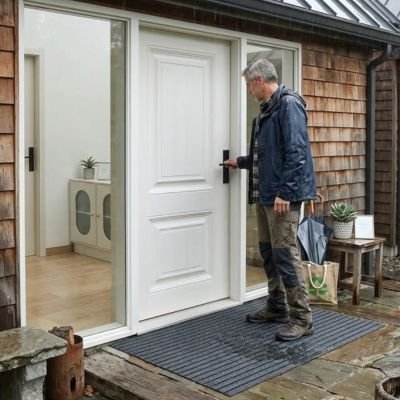 Tapis extérieur résistant à la pluie 