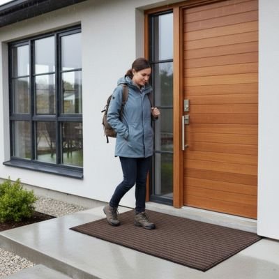 Tapis extérieur résistant à la pluie 